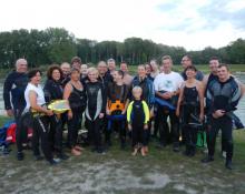 Nepomuk-Fackelschwimmen Plattling // Tauchclub Plattling