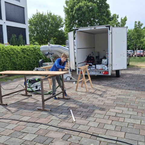 Arbeitseinsatz am Vereinsheim