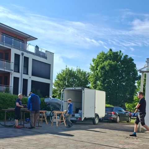 Arbeitseinsatz am Vereinsheim