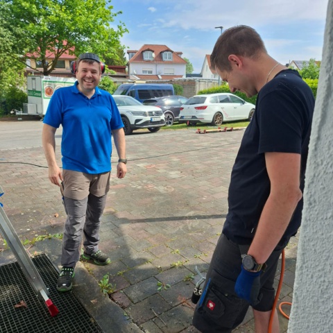 Arbeitseinsatz am Vereinsheim