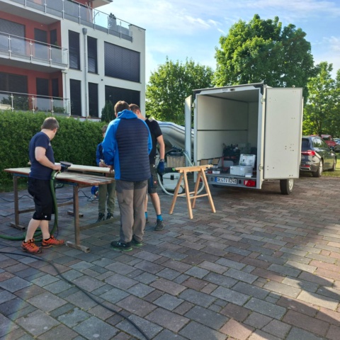 Arbeitseinsatz am Vereinsheim