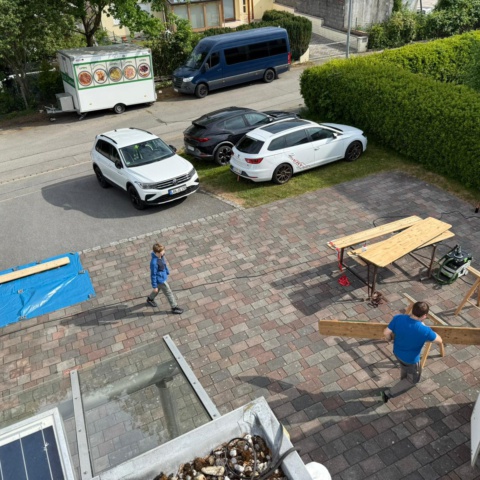 Arbeitseinsatz am Vereinsheim