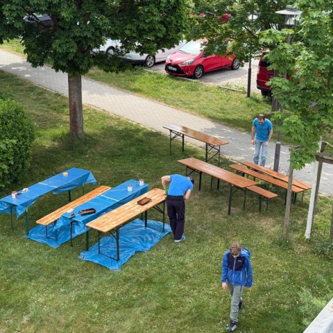 Arbeitseinsatz am Vereinsheim