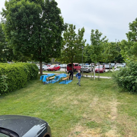 Arbeitseinsatz am Vereinsheim