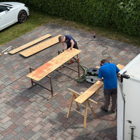Arbeitseinsatz am Vereinsheim